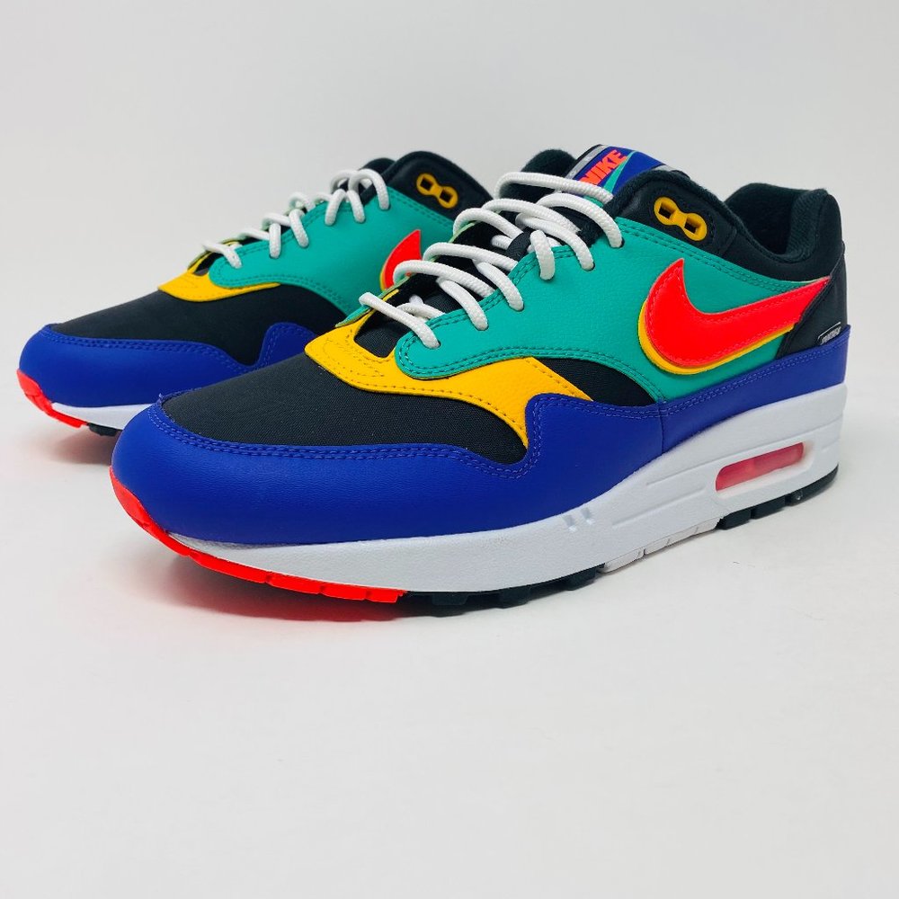 Nike Mens Air Max 1 SE Windbreaker Multicolor Lace Up Low Top Running Sneakers 8